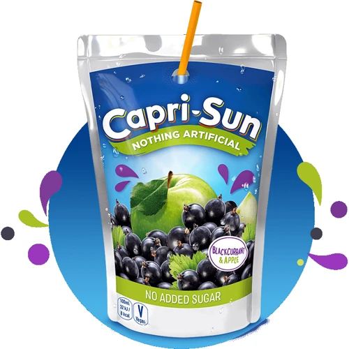 Сок Capri-Sun Blackcurrant (смородина - яблоко), без сахара, 200 мл (WT4047): Объем, л 0.2