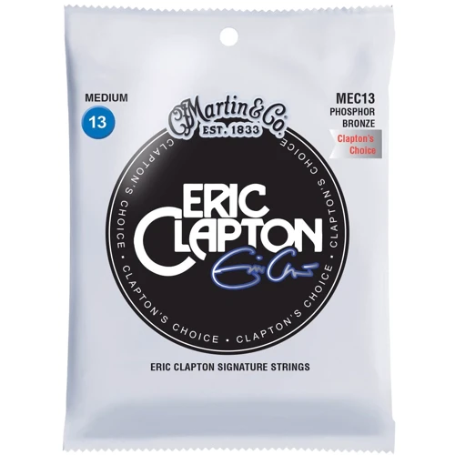 Струна для гитар Струны MARTIN 41Y19MEC13 Clapton's Choice Phosphor Bronze Medium (13-56)