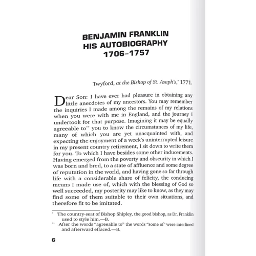 The Autobiography of Benjamin Franklin: Производитель КМ-Букс