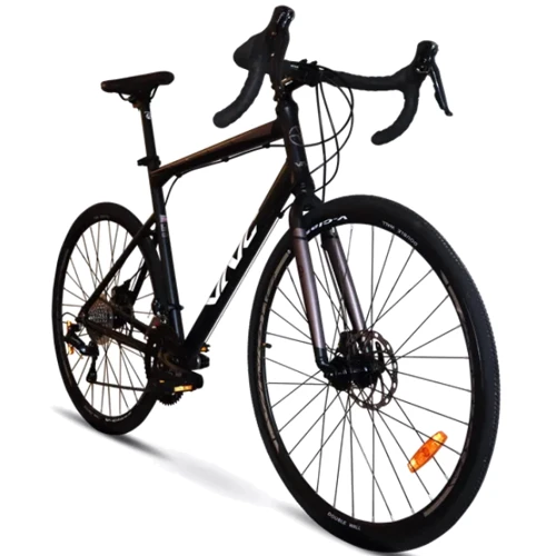 Велосипед VNC 2022' 28" PrimeRacer A7 V51A7-2855-BG 55 см (9486) black/grey