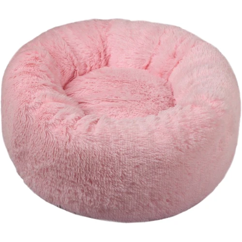 Лежак Red Point Donut зі знімною подушкою світло-рожевий d 50 см (ЛК.01.Т.33.68.000)