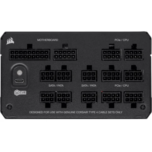 Блок питания Corsair HX1000i PCIE5 (CP-9020259-EU): Вентилятор нижней стенки 140 мм