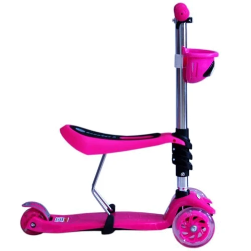 Самокат BabyHit Fun - Pink: Кількість коліс 3