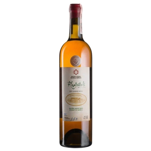 Вино Tchotiashvili Rkatsiteli Rcheuli Qvevri, 2016 (0,75 л) (BW42816)