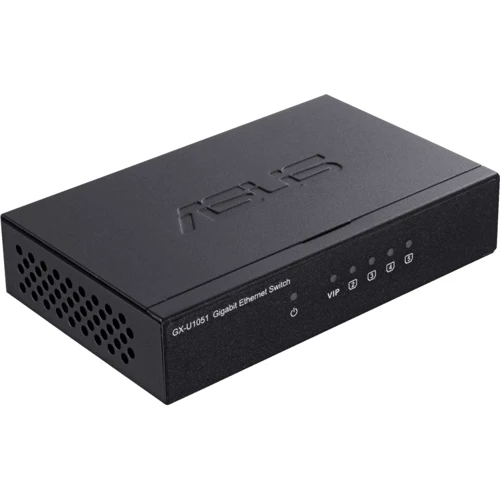 Мережевий комутатор ASUS GX-U1051: Порти только Gigabit Ethernet (10/100/1000)