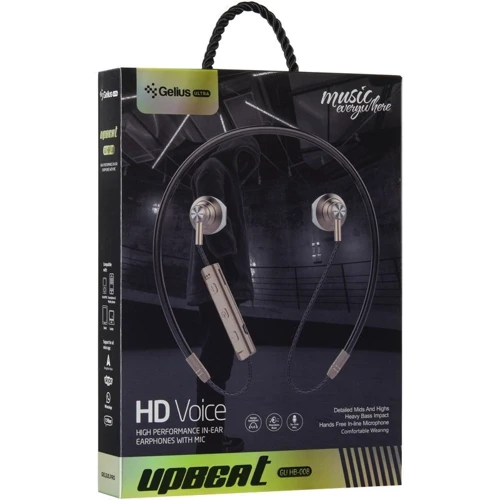 Наушники Gelius Ultra Upbeat GL-HB-008U Gold: Диапазон частот (Гц) 20-20000