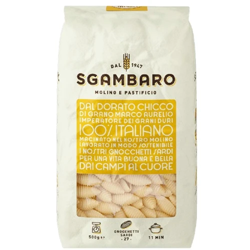 Макаронні вироби Sgambaro Gnocchetti Sardi 500 г (8009385331275)