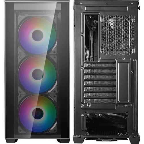 Корпус Deepcool MATREXX 70 ADD-RGB 3F (DP-ATX-MATREXX70-BKG0P-3F): Типорозмір Midi-Tower