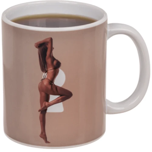 Чашка с термоэффектом OOTB Stoneware Mug Stripper Girl