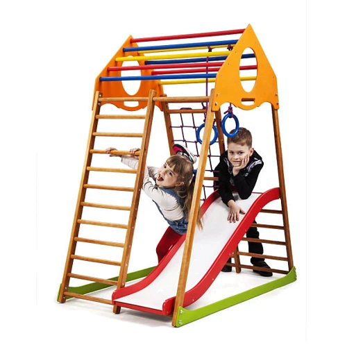 Детский спортивный комплекс для дома SportBaby KindWood Plus 1 фото 4