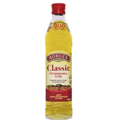 Оливкова олія Pure Olive Oil Classic, TM Borges, 0,5 л (STF8410179200828)