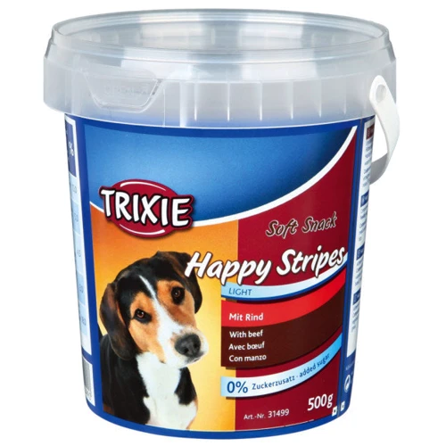 Лакомства Trixie Happy Stripes для собак с говядиной мягкие 500 г (4011905314990)