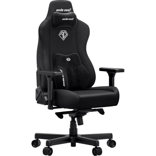 Кресло игровое Anda Seat Kaiser 3E XL Black Fabric (AD23YC-XL-09-B-CF-B01)