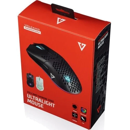 Мышь Modecom Shinobi 3327 Volcano (M-MC-SHINOBI-3327-100): Вес 72 г