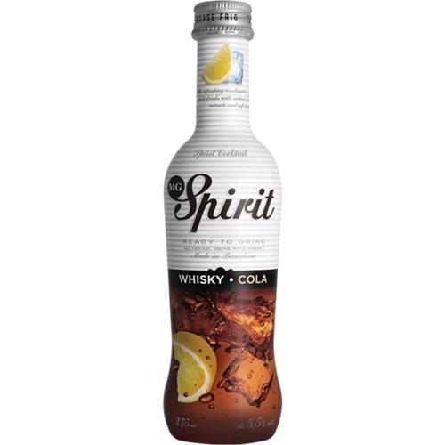 Напиток алкогольный MG SPIRIT WHISKY COLA 0.275л 5.5% (PLK8411640001074)