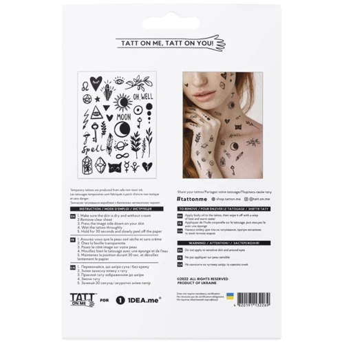 Временные татуировки TATTon.me Spell Mix (TMSpell)