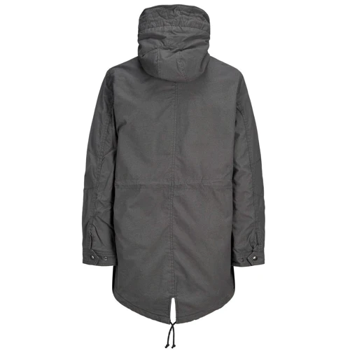 Парка Jack & Jones 74249634 50 серая демисезон с капюшоном: Длина рукава Длинный