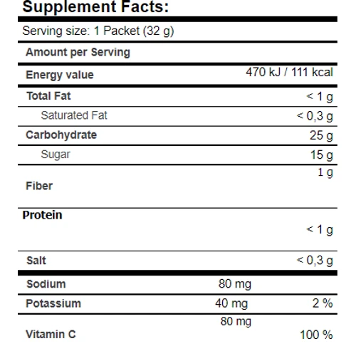 Энергетик Amix Performance Rock´s Gel Free 20x32 g / 20 servings / pineapple: Тип Энергетики