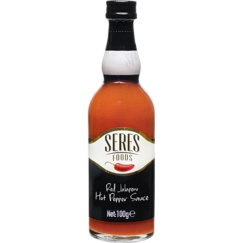 Cоус халапеньо Seres Foods Red Jalapeno Hot Pepper Sauce из острого красного перца 100 г (8699469140017)