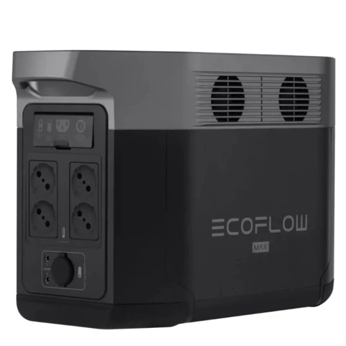 Комплект EcoFlow DELTA Max 2000 2400W + 400W Solar Panel (BundleDM2000+SP400W): Разъемы для подзарядки Зарядка от солнечной панели, Зарядка от сети, Зарядка от автомобиля