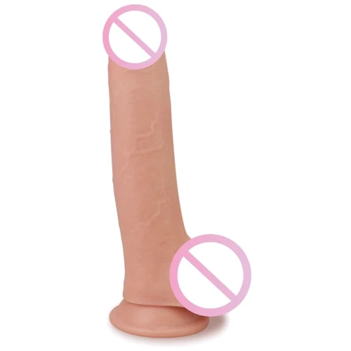 Фаллоимитатор LoveToy Skinlike Soft Dong 8"