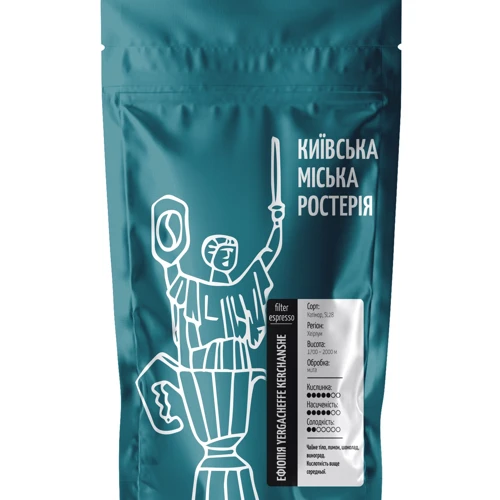 Кофе Київська міська ростерія Эфиопия Yirgacheffe Kerchanshe молотый 100 г