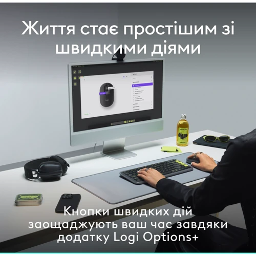 Мышь Logitech POP Mouse Tonal Rose (910-007413): Количество кнопок 4