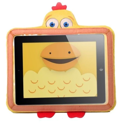 М'яка іграшка Курча Санні, чохол для планшетів 9 - 10,1 дюймів, жовта, (в блістері): undefined undefined