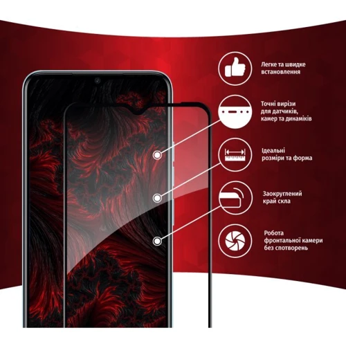 Аксессуар для смартфона Intaleo Tempered Glass Full Glue Black for Tecno Spark Go 2023: Совместимость Tecno Spark Go 2023