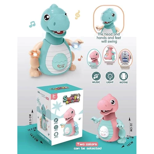 Интерактивная игрушка Динозавр танцующий 2 вида (393-44)