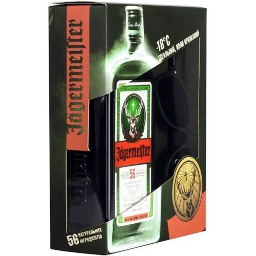 Ликер Jagermeister 0.7л + солнцезащитные очки: Объем, л 0.7