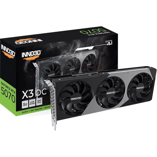 Відеокарта INNO3D GeForce RTX 5070 X3 OC (N50703-12D7X-195064L)