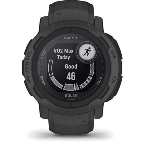 Смарт-часы Garmin Instinct 2 Solar Graphite (010-02627-00): Цвет ремешка черный