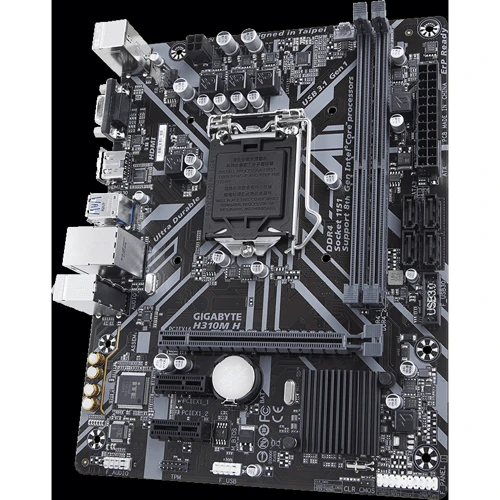 GIGABYTE H310M H rev.1.1: Роз'єми на платі PCI Express x1, SATA 3.0