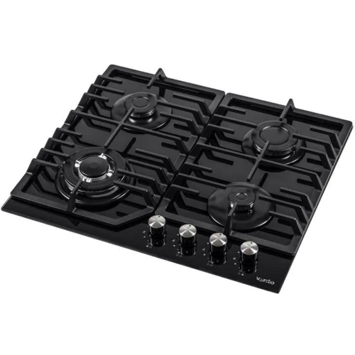 Варочная поверхность газовая Ventolux HSF640-W3G CESBT (BK): Рабочая поверхность стекло (закаленное)