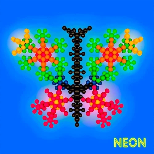 Набор ХочуКонструктор шестилистник 80 NEON светящийся (XKS-80N): Рекомендуемый возраст от 4 лет