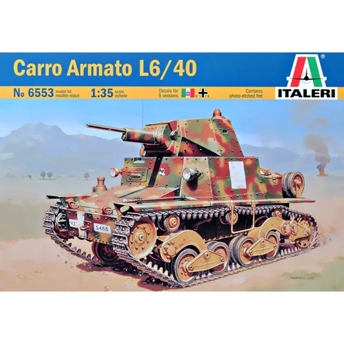 Модель Italeri Танк Carro Armato L6/40 (IT6553): Производитель ITALERI