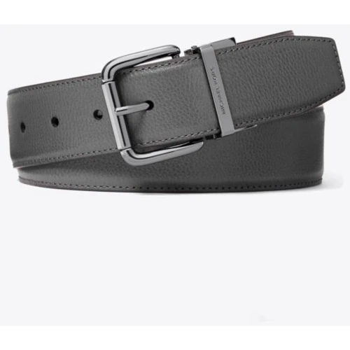 Чоловічий ремінь Michael Kors сірий (193600526473)