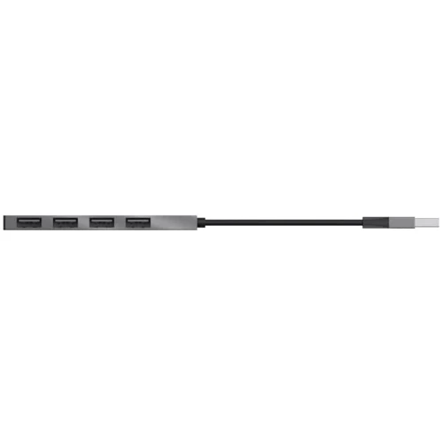Адаптер Trust Adapter Halyx USB to 4xUSB Grey (23786_TRUST): Интерфейс подключения USB 2.0