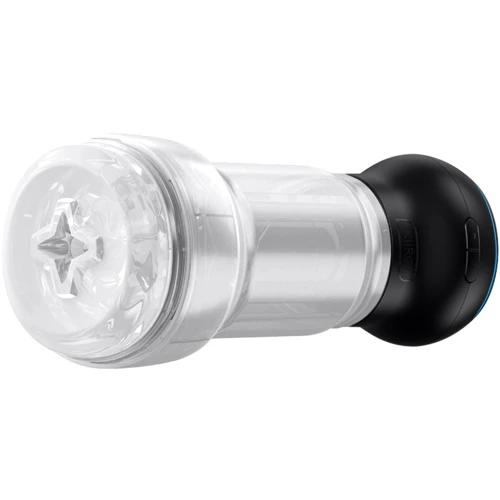 Мастурбатор Kiiroo Feel Pocket Crystal с всасывающей интерактивной насадкой PowerBlow Combo Set