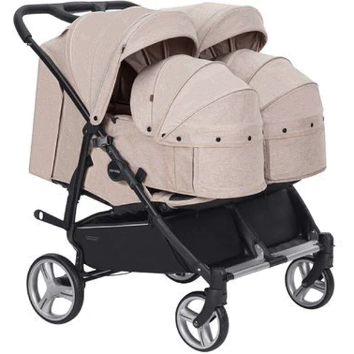 Універсальна коляска 2 в 1 для двійні Carrello Connect Cotton Beige (CRL-5502/1 Cotton Beige): Можливість встановлення люльки есть