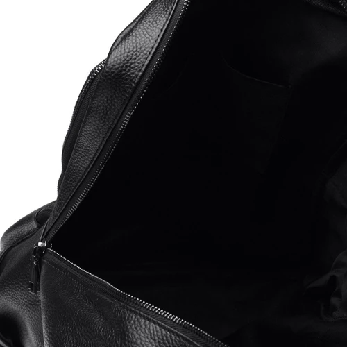 Keizer Leather Backpack Black (K1552-black) for MacBook 15": Материал Кожа