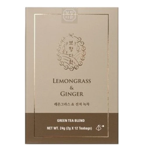 Чай Bohyang Tea зелений Лемонграс та імбир органічний 24 г (8809278190565)