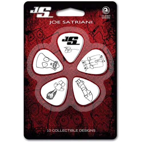 Медіатор Набор медиаторов PLANET WAVES PW1CWH6-10JS JOE SATRIANI PICKS WHITE (HEAVY)