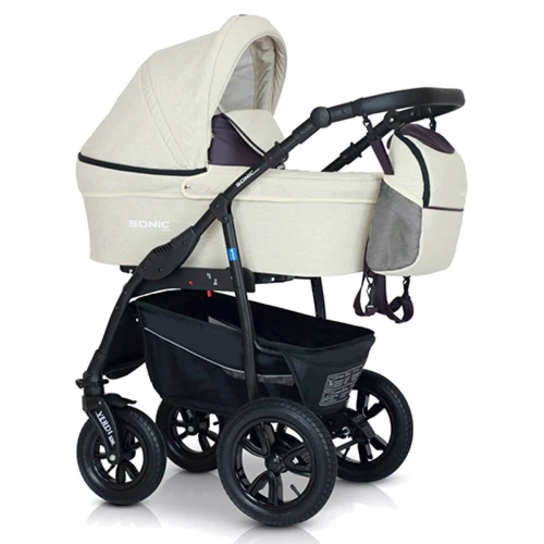 Універсальна коляска 3 в 1 Verdi Sonic Plus 9023-VSP-12, 12, бежевий