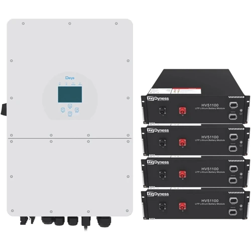 Система хранения энергии Deye SUN-15K-SG01HP3-EU-AM2-HV51100-4-20.48kW-LFP 15kW 20.48kWh 1BAT LiFePO4