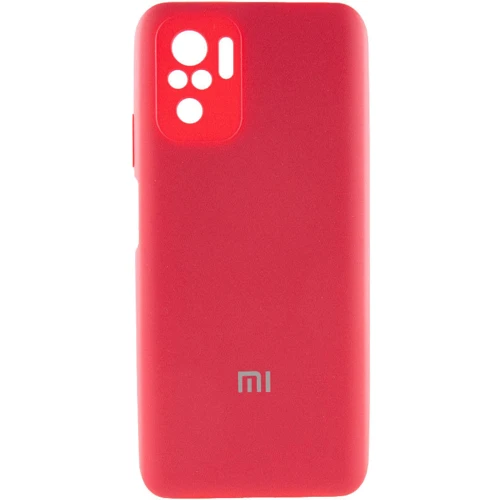 Чохол для телефона Mobile Case Silicone Cover Shield Camera Rose Red для Xiaomi Redmi Note 10 / Note 10s