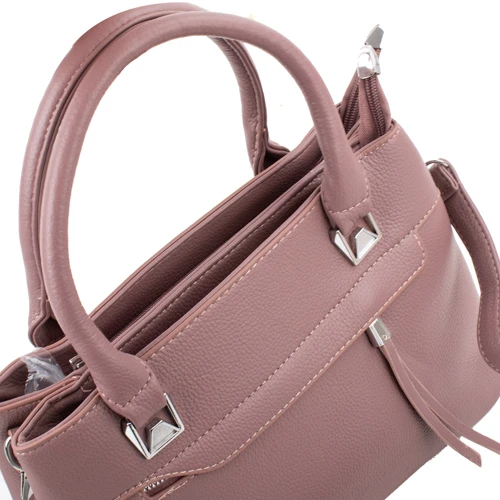 Сумка жіноча Valiria Fashion рожева (ODAW107-13): Тип ручки Со съемным ремнем, С двумя ручками, Плечевой ремень, Короткая ручка