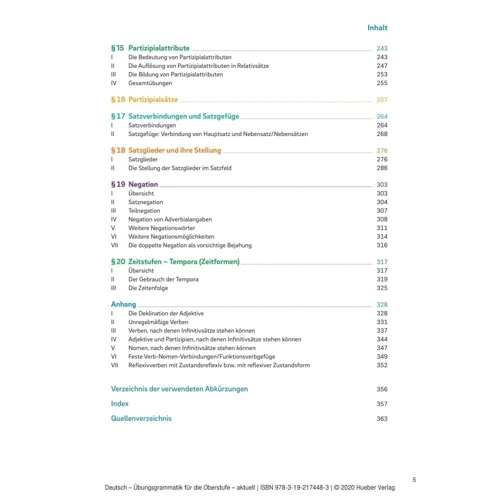 Übungsgrammatik für die Oberstufe aktuell: ISBN 9783192174483, 978-3-19-217448-3