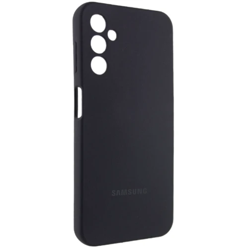 Чехол для телефонов Lakshmi Premium Silicone Case with Logo Full Camera Black for Samsung A256 Galaxy A25 5G: Тип накладка на заднюю часть